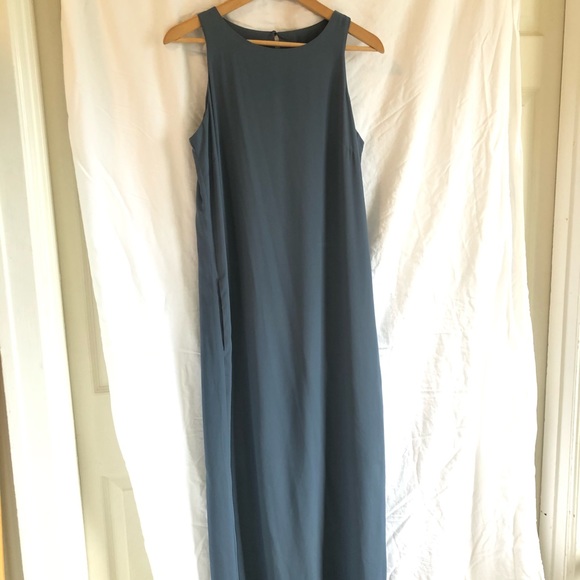Noel Asmar steel blue slip dress - Picture 5 of 12
